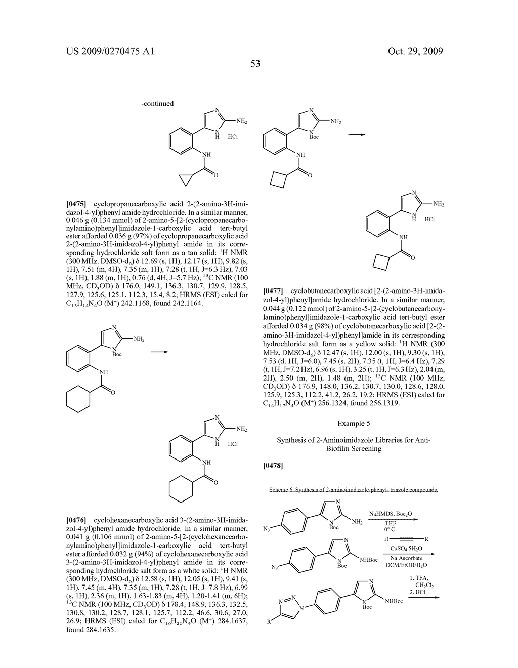 INHIBITION OF BACTERIAL BIOFILMS WITH IMIDAZOLE-PHENYL DERIVATIVES - diagram, schematic, and image 54