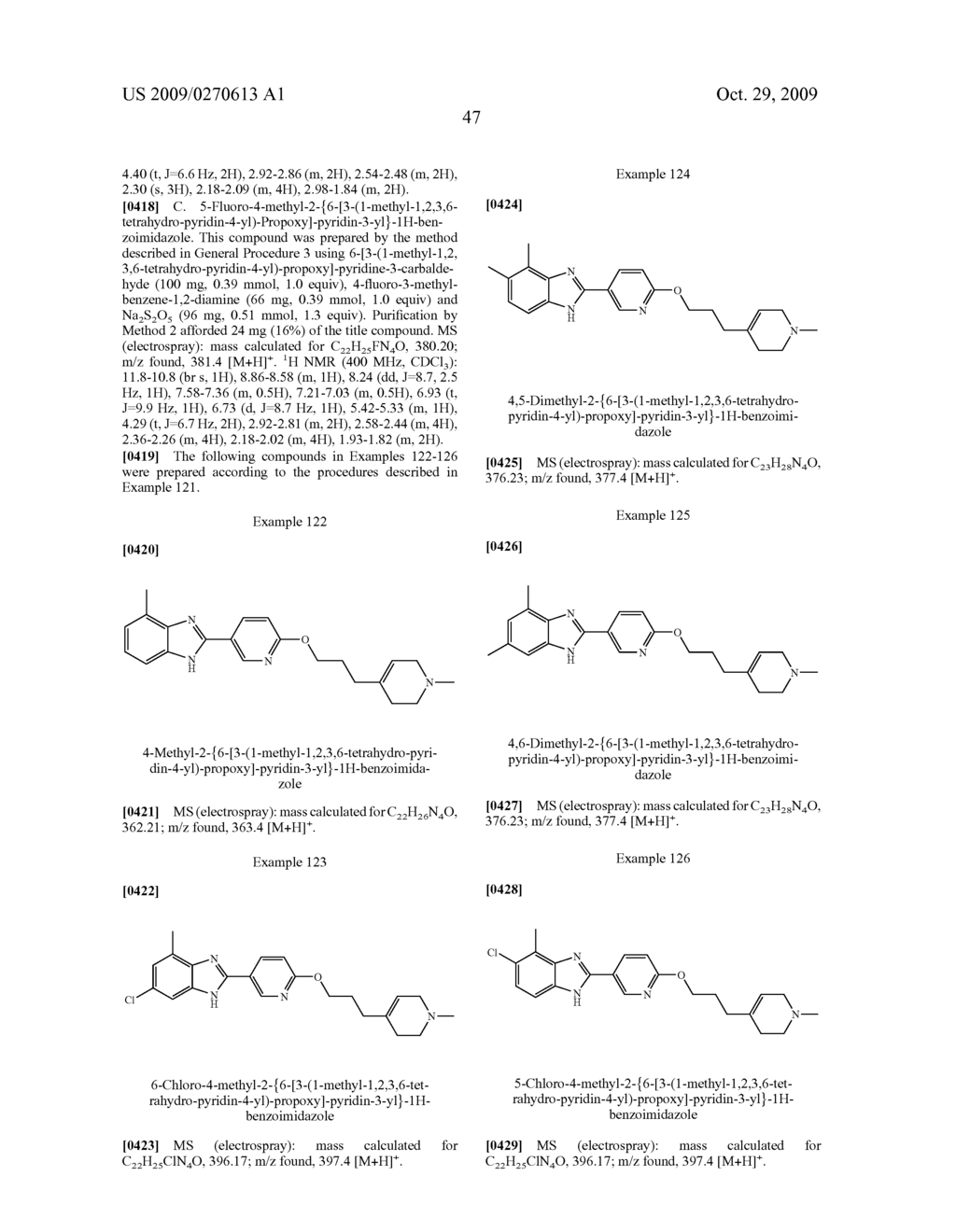 Benzoimidazole compounds - diagram, schematic, and image 48