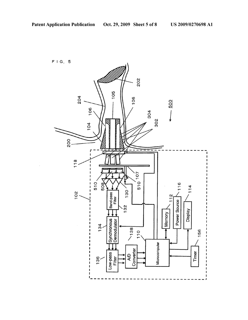 BIOINFORMATION MEASUREMENT DEVICE - diagram, schematic, and image 06