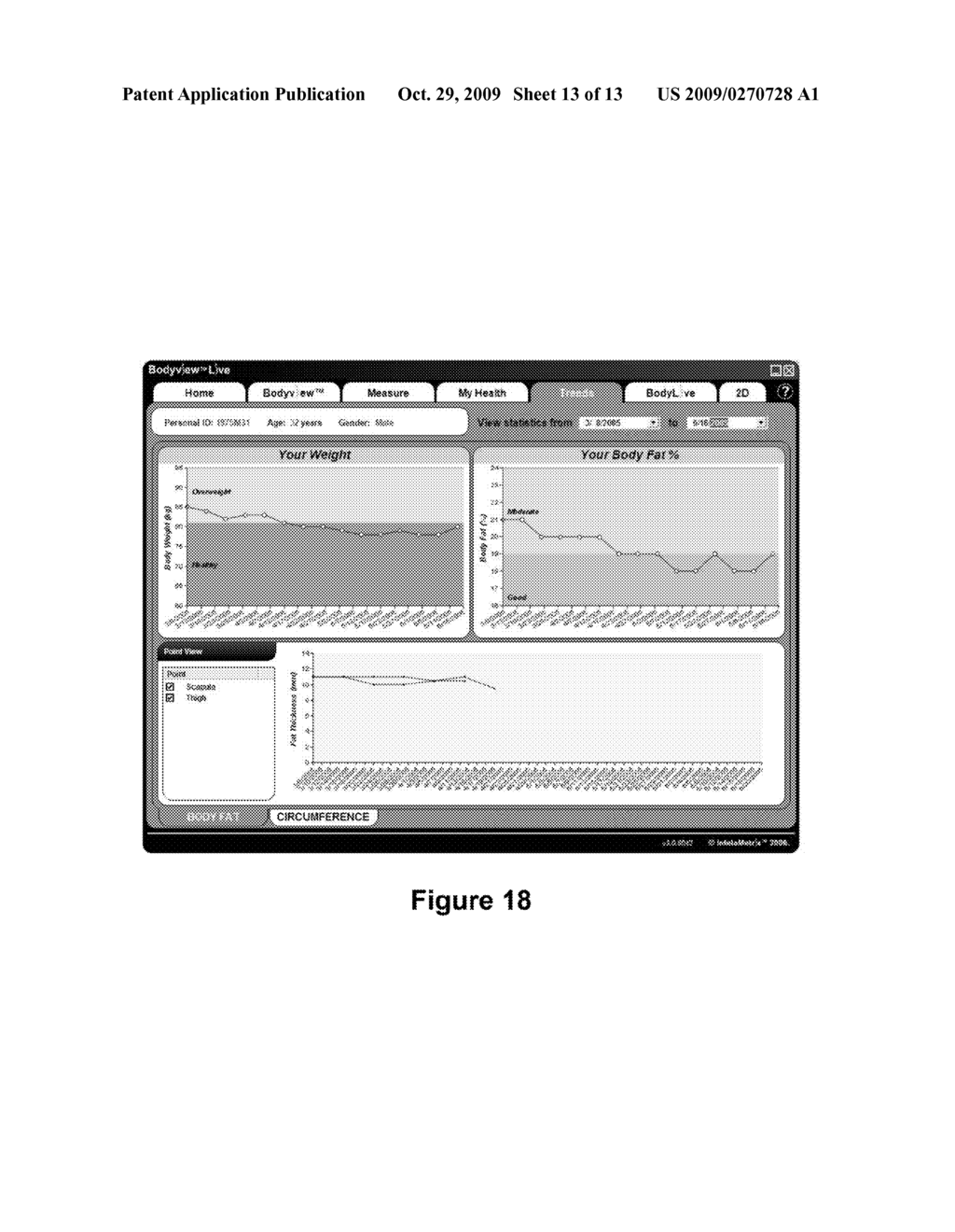 SYSTEM FOR MEASURING AND TRACKING HUMAN BODY FAT - diagram, schematic, and image 14