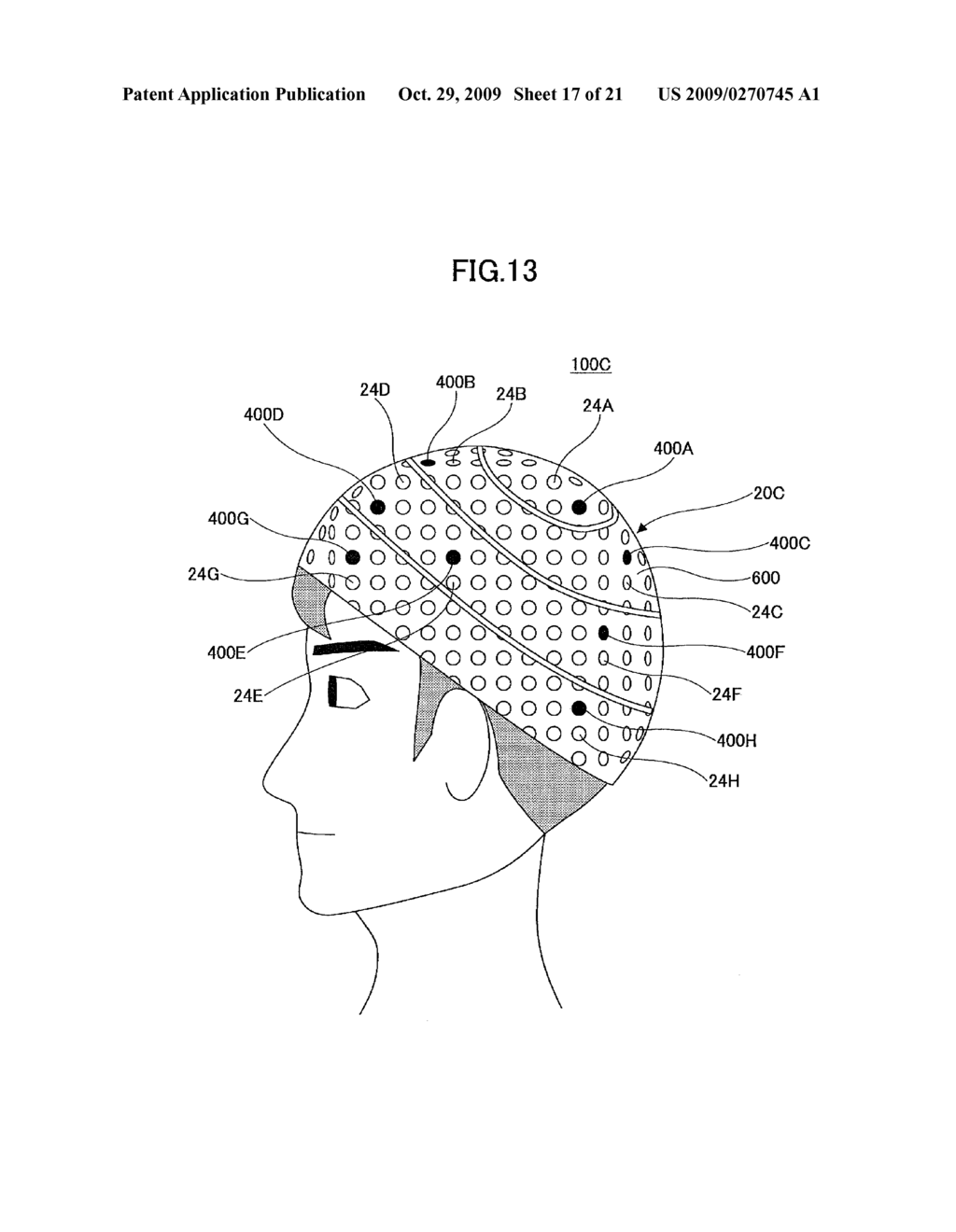 BLOOD FLOW MEASURING APPARATUS AND BRAIN ACTIVITY MEASURING APPARATUS USING THE SAME - diagram, schematic, and image 18