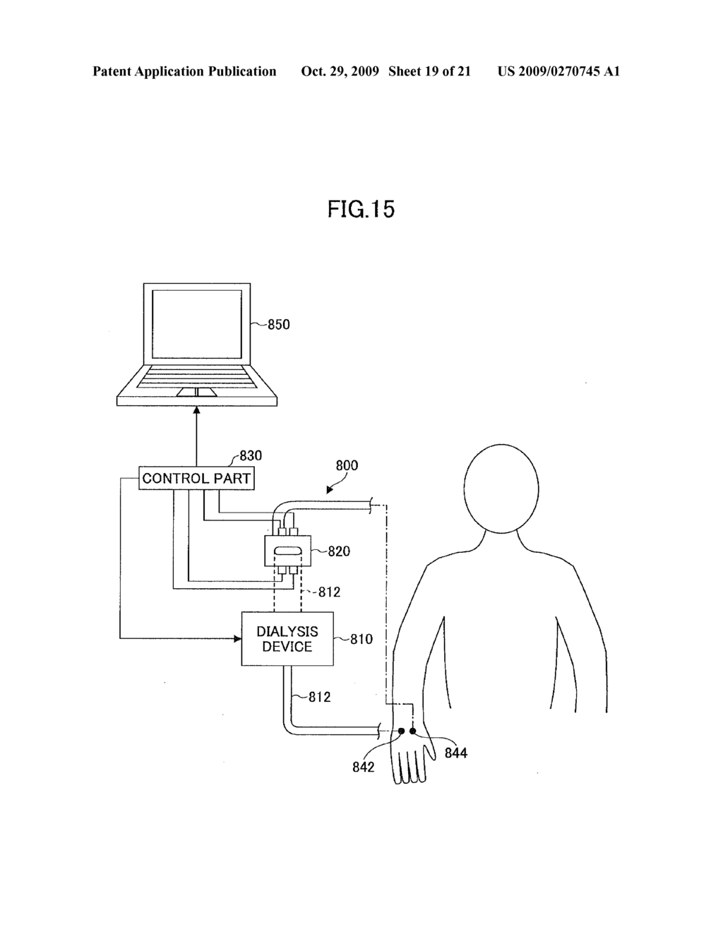 BLOOD FLOW MEASURING APPARATUS AND BRAIN ACTIVITY MEASURING APPARATUS USING THE SAME - diagram, schematic, and image 20