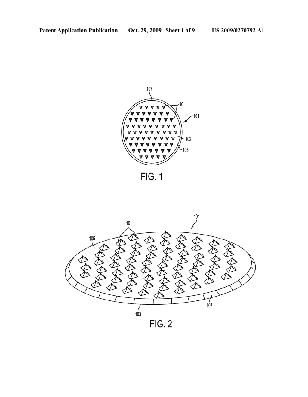 MICROPROTRUSION ARRAYS AND METHODS FOR USING SAME TO DELIVER SUBSTANCES INTO TISSUE - diagram, schematic, and image 02
