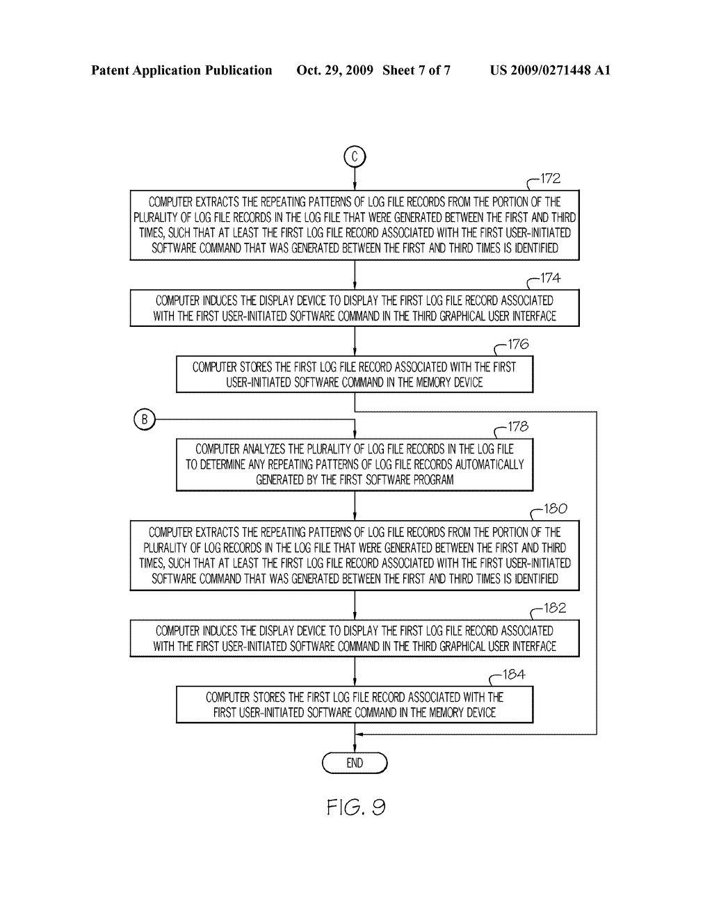 System, Method, and Computer Readable Media for Identifying a User-Initiated Log File Record in a Log File - diagram, schematic, and image 08