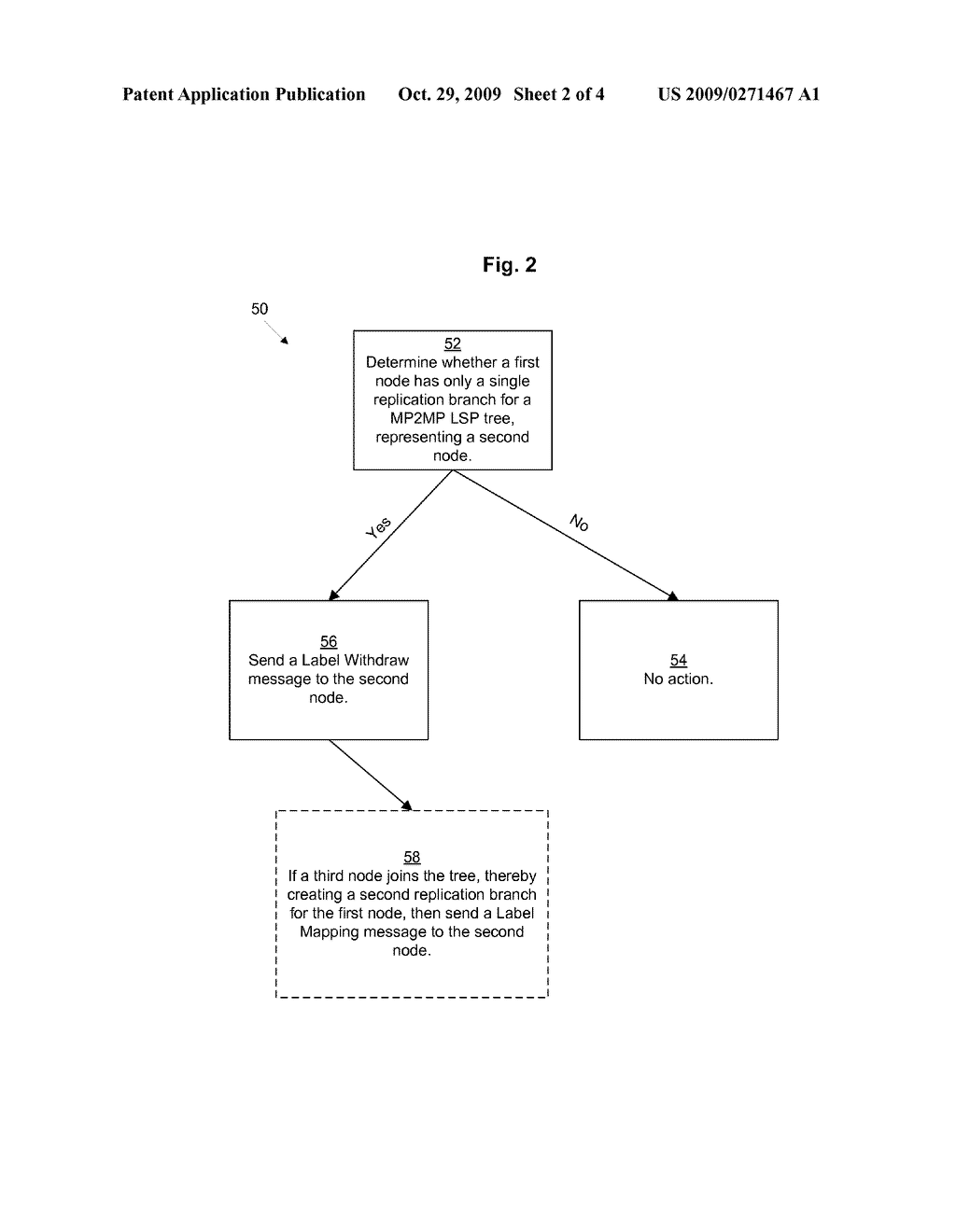 PREVENTING TRAFFIC FLOODING TO THE ROOT OF A MULTI-POINT TO MULTI-POINT LABEL-SWITCHED PATH TREE WITH NO RECEIVERS - diagram, schematic, and image 03