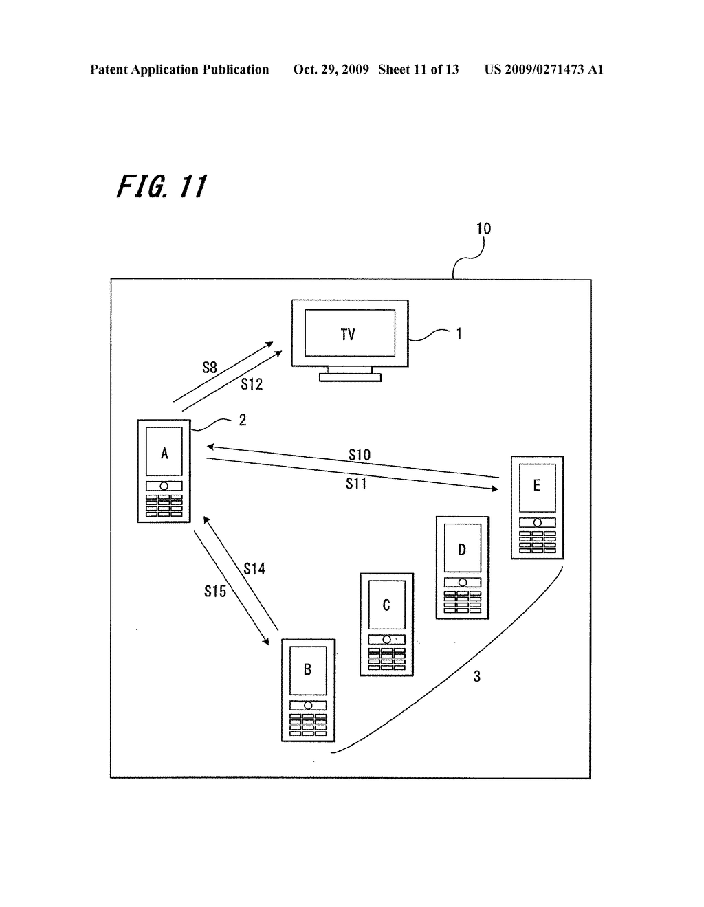 COMMUNICATION TERMINAL, WIRELESS COMMUNICATION NETWORK SYSTEM AND CONTENT DISTRIBUTION METHOD - diagram, schematic, and image 12