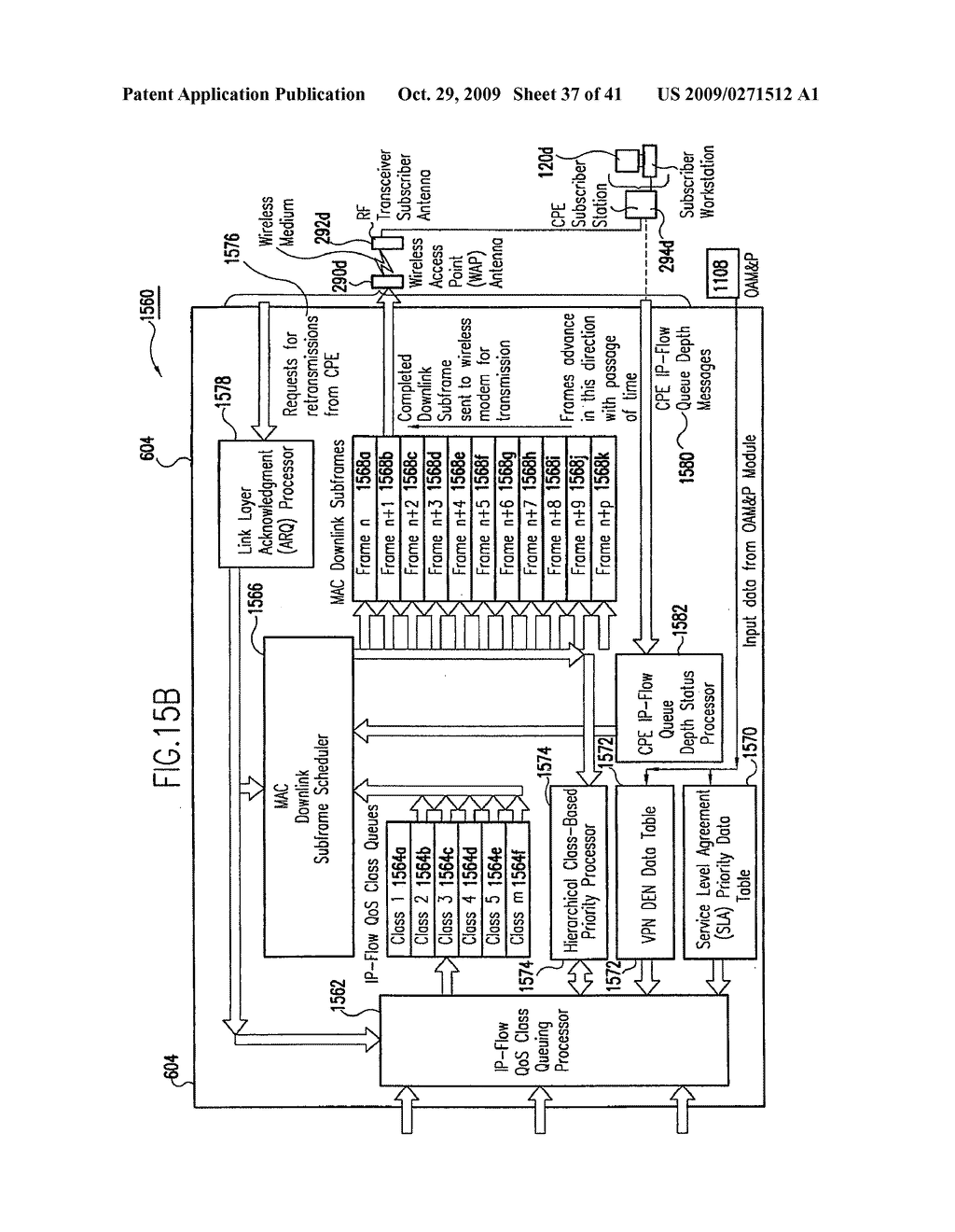 TRANSMISSION CONTROL PROTOCOL/INTERNET PROTOCOL (TCP/IP) PACKET-CENTRIC WIRELESS POINT TO MULTI-POINT (PtMP) TRANSMISSION SYSTEM ARCHITECTURE - diagram, schematic, and image 38