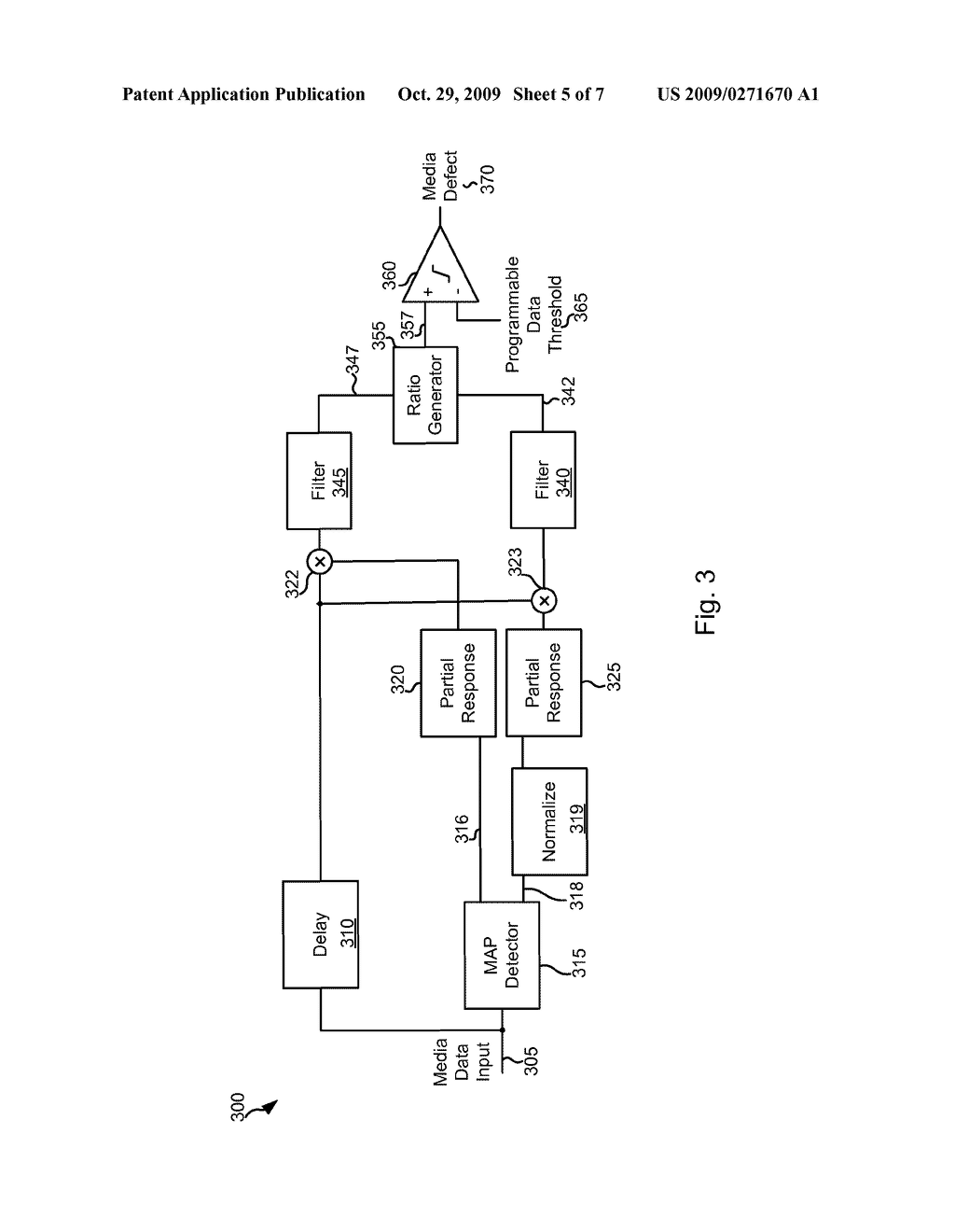 Systems and Methods for Media Defect Detection Utilizing Correlated DFIR and LLR Data - diagram, schematic, and image 06