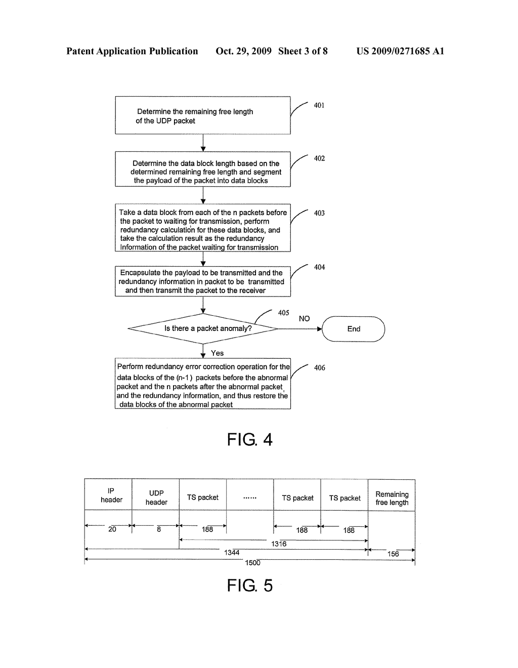 Method for Processing Packets, an Apparatus for Transmitting Packets, and an Apparatus for Receiving Packets - diagram, schematic, and image 04