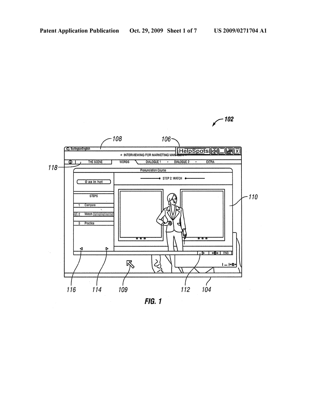 DISPLAYING HELP SENSITIVE AREAS OF A COMPUTER APPLICATION - diagram, schematic, and image 02