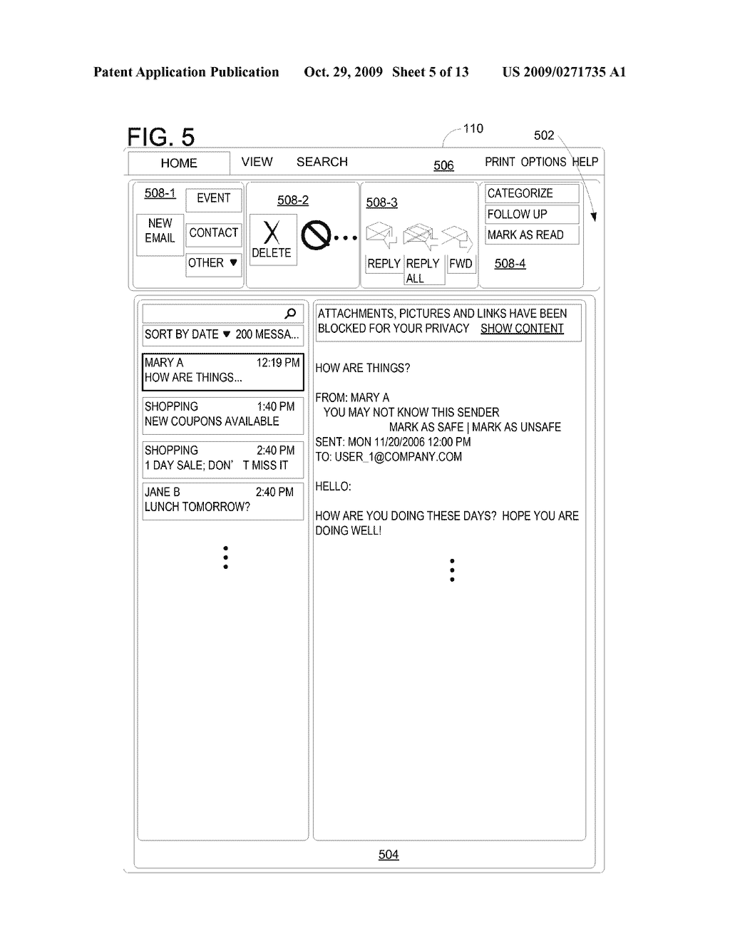 Extensible and Application-Adaptable Toolbar for Web Services - diagram, schematic, and image 06