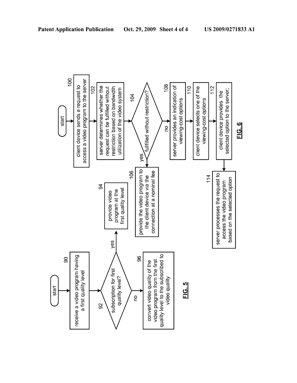 METHOD AND APPARATUS WITH SUBSCRIPTION QUALITY OF SERVICE IN A VIDEO SYSTEM - diagram, schematic, and image 05