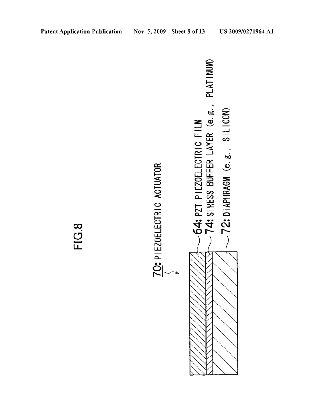PIEZOELECTRIC ACTUATOR, METHOD OF MANUFACTURING SAME, AND LIQUID EJECTION HEAD - diagram, schematic, and image 09