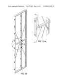 Prefabricated temporary building system consisting of interchangeable panels and a plurality of connectors used to construct walls, roofs, and floors without the need of fasteners, or tools or heavy construction equipment diagram and image