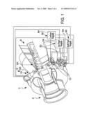 AXIALLY STAGED COMBUSTION SYSTEM FOR A GAS TURBINE ENGINE diagram and image