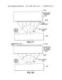 Opto-acoustic methods and apparatus for performing high resolution acoustic imaging and other sample probing and modification operations diagram and image