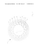 ROTARY ACTUATING MECHANISM HAVING SELECTABLE ROTARY WHEELS diagram and image