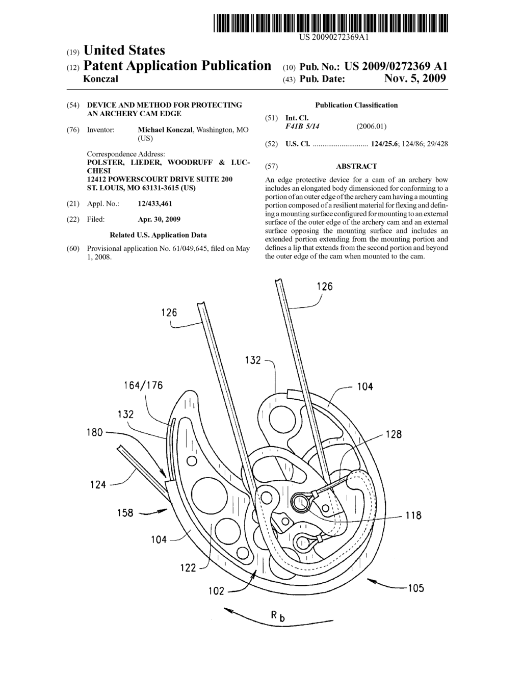 DEVICE AND METHOD FOR PROTECTING AN ARCHERY CAM EDGE - diagram, schematic, and image 01