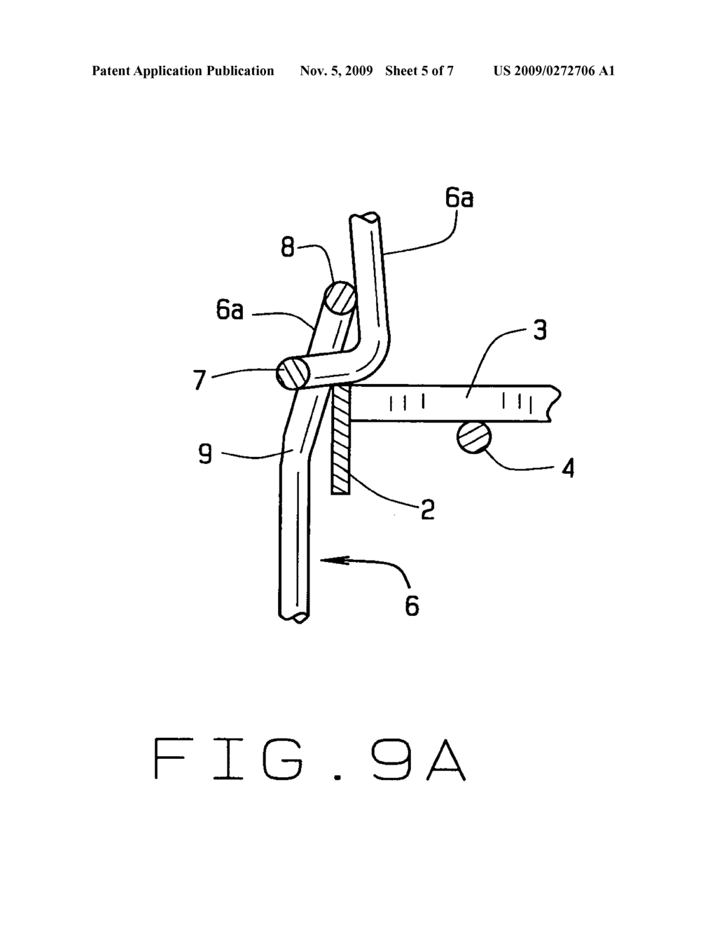 Stackable or nestable shelf with reinforced platform - diagram, schematic, and image 06