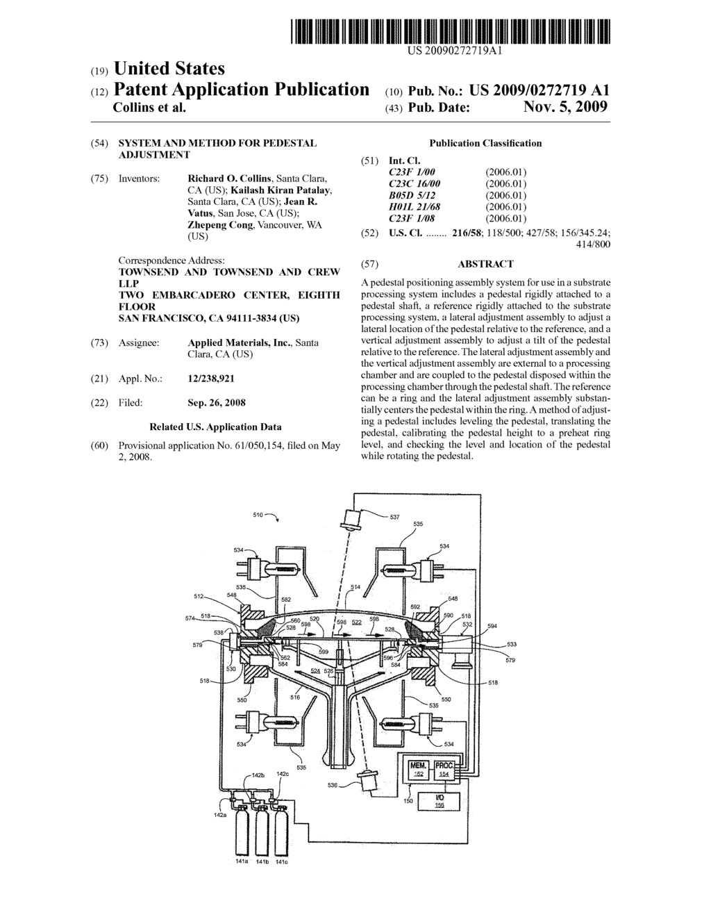 SYSTEM AND METHOD FOR PEDESTAL ADJUSTMENT - diagram, schematic, and image 01