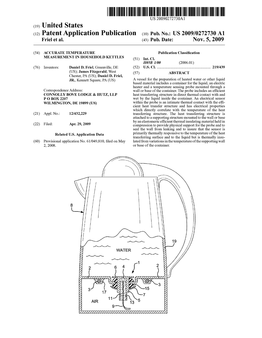 ACCURATE TEMPERATURE MEASUREMENT IN HOUSEHOLD KETTLES - diagram, schematic, and image 01