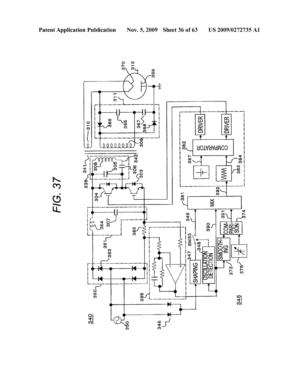 POWER CONTROL UNIT FOR HIGH-FREQUENCY DIELECTRIC HEATING AND CONTROL METHOD THEREOF - diagram, schematic, and image 37