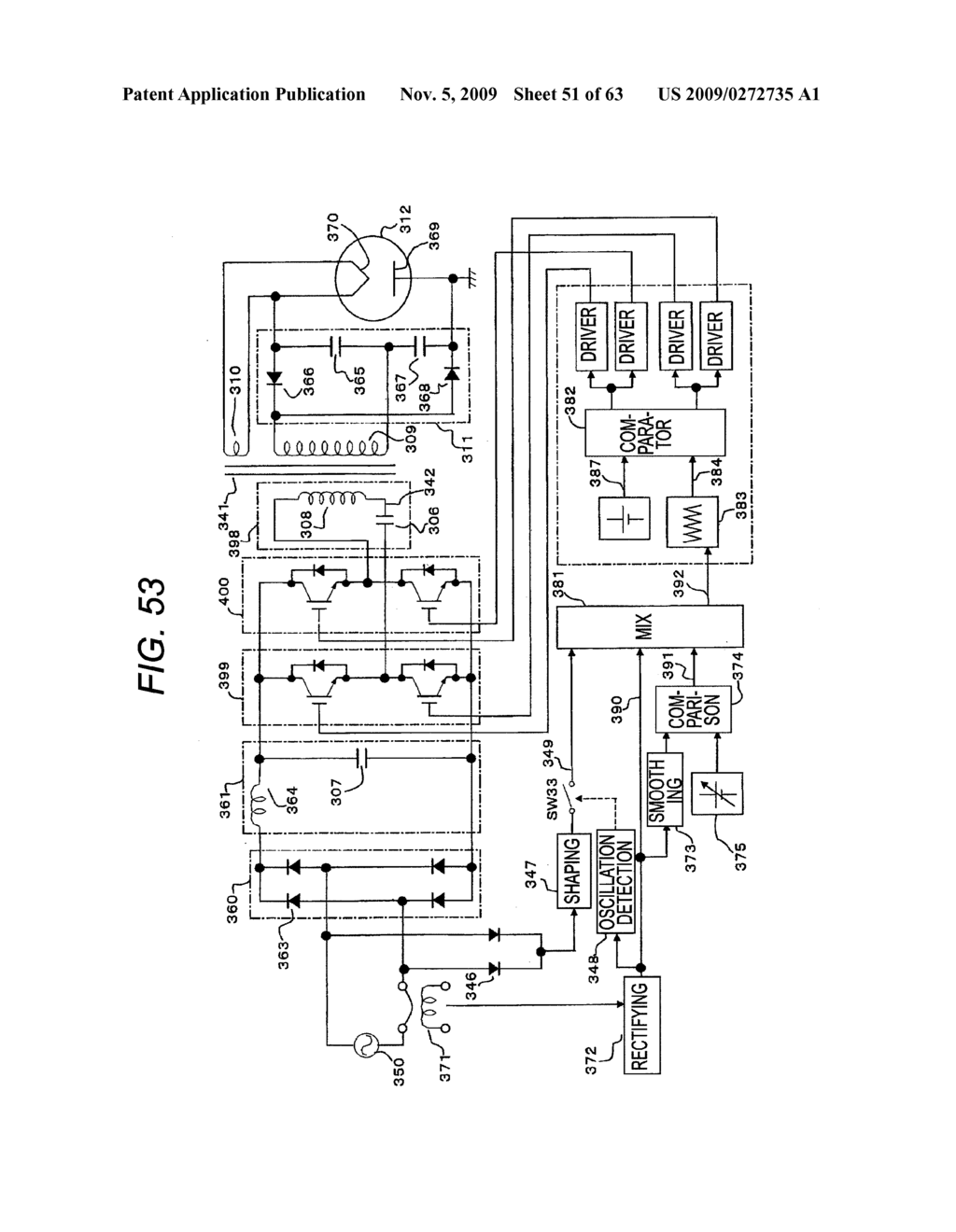 POWER CONTROL UNIT FOR HIGH-FREQUENCY DIELECTRIC HEATING AND CONTROL METHOD THEREOF - diagram, schematic, and image 52