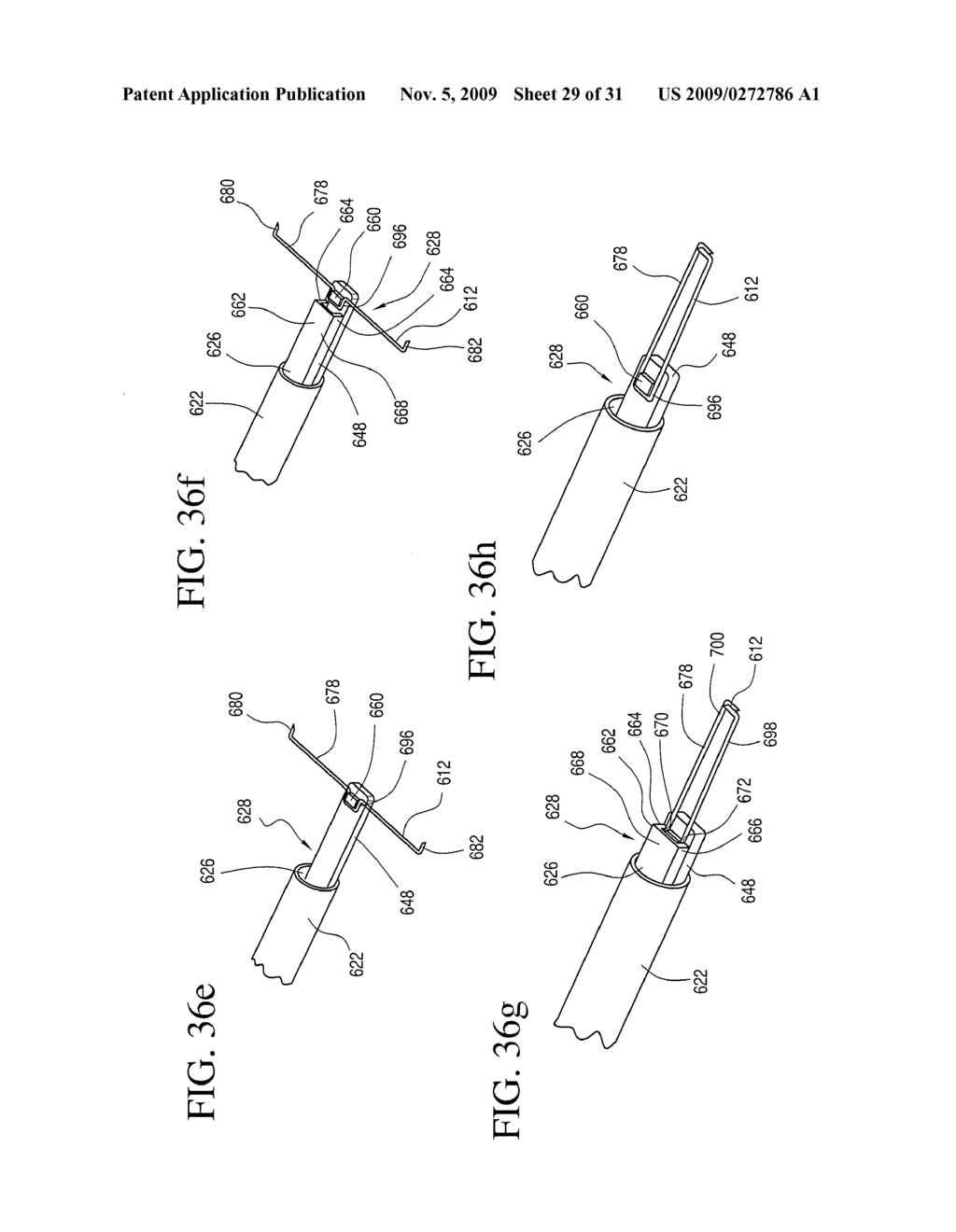 SURGICAL STAPLING INSTRUMENT FOR APPLYING A LARGE STAPLE THROUGH A SMALL DELIVERY PORT AND A METHOD OF USING THE SURGICAL STAPLER TO SECURE A TISSUE FOLD - diagram, schematic, and image 30