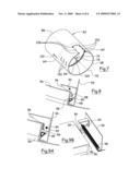 DEVICE TO HANDLE AND LOCK A COVER OF AN AIRCRAFT NACELLE diagram and image