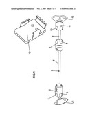 Articulted Arm With Adjustable, Spring Loaded Joints diagram and image