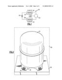 MOUNTING ASSEMBLY TO SECURE A GROMMET TO A COMPRESSOR FOOT INCLUDING DIMPLED SLOT diagram and image