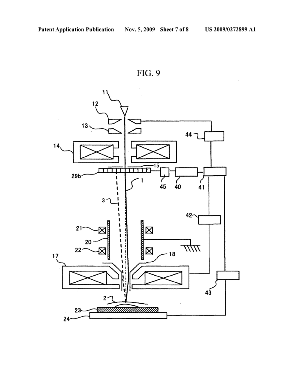 Method for Detecting Information of an Electric Potential on a Sample and Charged Particle Beam Apparatus - diagram, schematic, and image 08