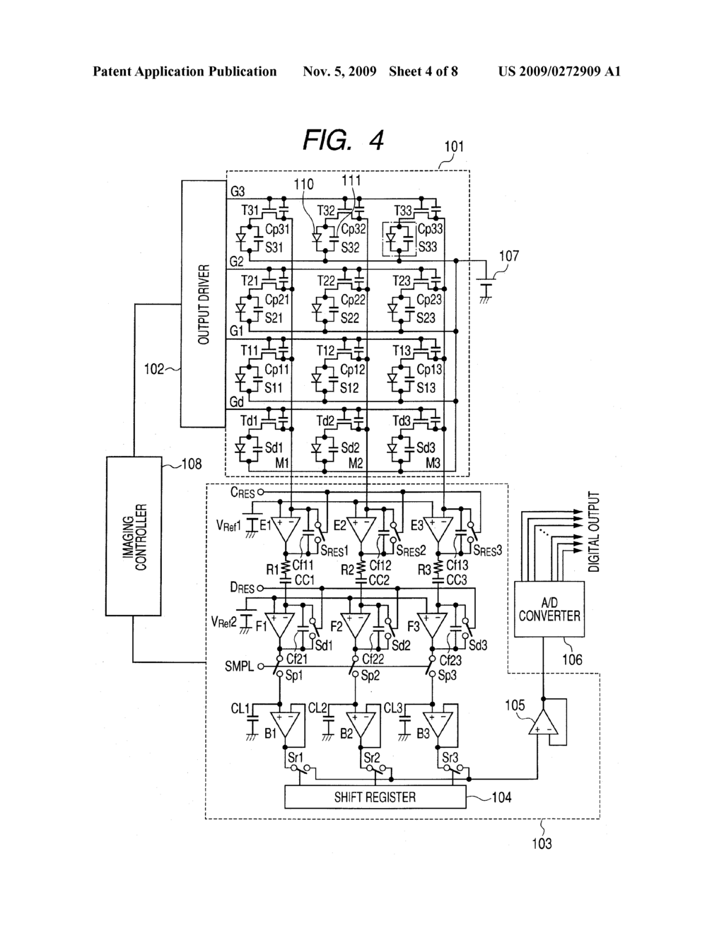 IMAGING APPARATUS, RADIATION IMAGING SYSTEM, CONTROLLING METHOD OF IMAGING APPARATUS, AND RECORDING MEDIUM RECORDING CONTROL PROGRAM OF IMAGING APPARATUS - diagram, schematic, and image 05