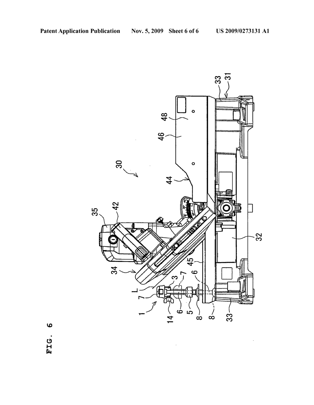 Vise assembly and bench circular sawing machine - diagram, schematic, and image 07