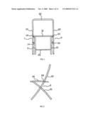 Folding Structure for a Folding Chair diagram and image