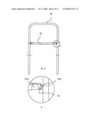 Folding Structure for a Folding Chair diagram and image