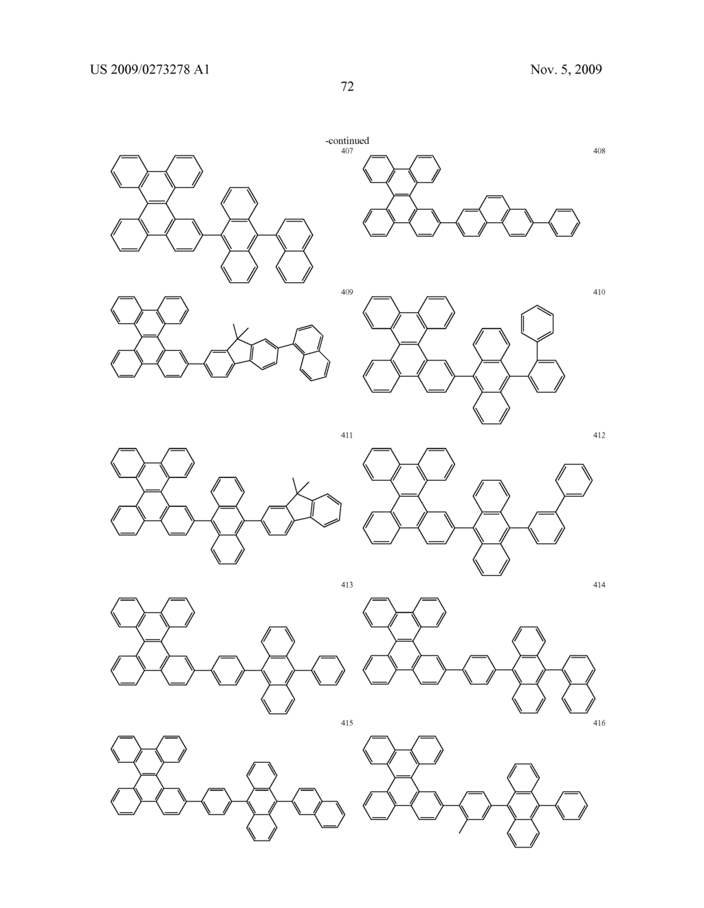 Novel organic electroluminescent compounds and organic electroluminescent device using the same - diagram, schematic, and image 74