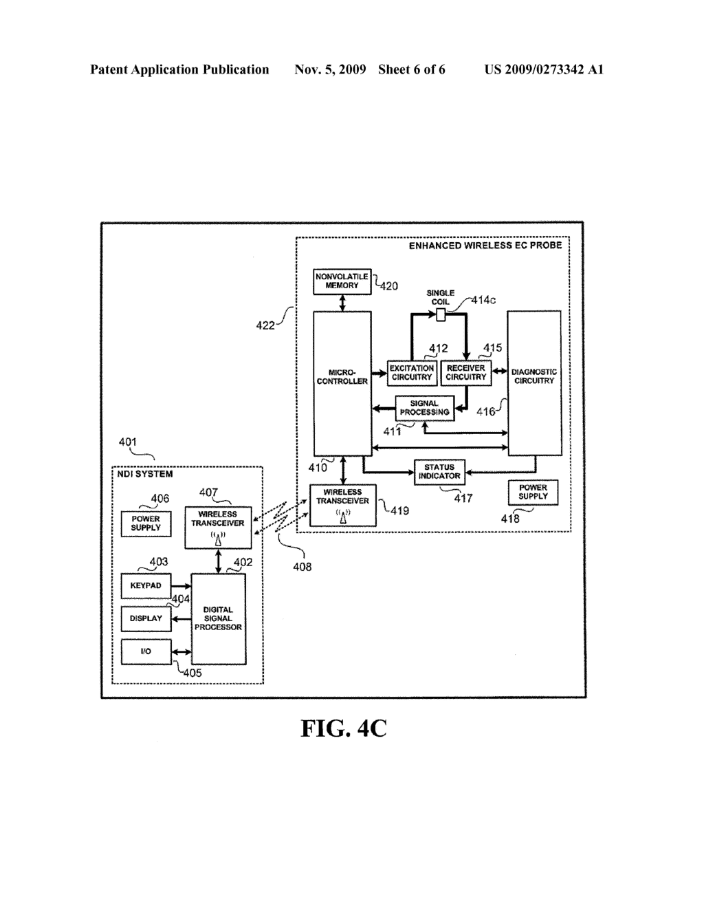 ENHANCED WIRELESS EDDY CURRENT PROBE FOR A NON-DESTRUCTIVE INSPECTION SYSTEM - diagram, schematic, and image 07