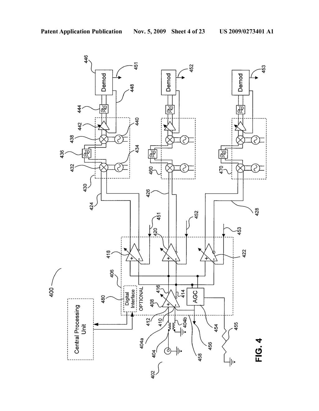 Method and System for Multiple Tuner Application Using a Low Noise Broadband Distribution Amplifier - diagram, schematic, and image 05