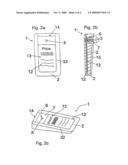 Merchandise Securing Device Having a Recessed Closure diagram and image