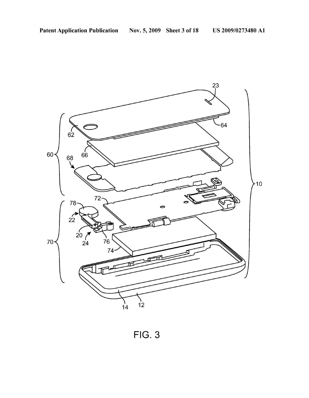 PORTABLE ELECTRONIC DEVICE WITH MOISTURE INFILTRATION INDICATION SYSTEM - diagram, schematic, and image 04