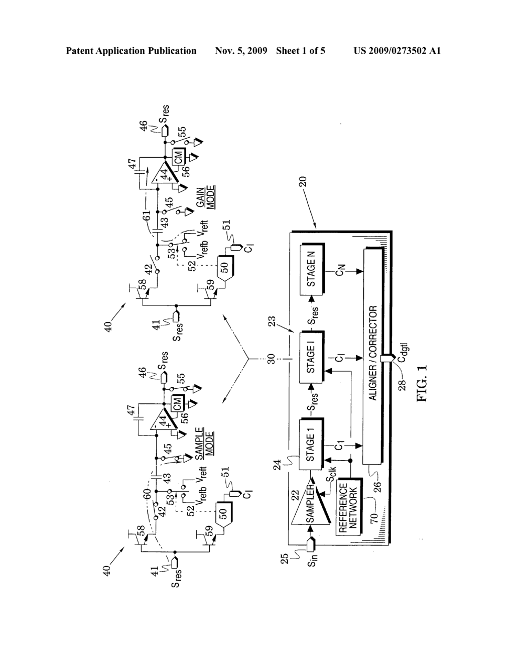 Fast, efficient reference networks for providing low-impedance reference signals to signal converter systems - diagram, schematic, and image 02