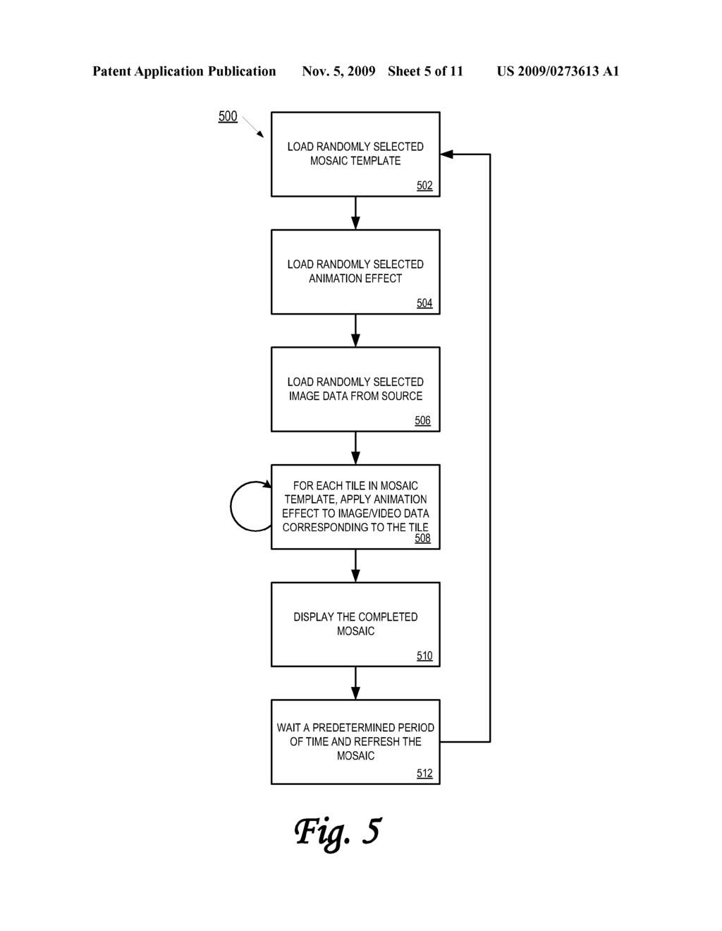 Method and Apparatus for Presentation of Mosaic Theme - diagram, schematic, and image 06