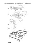 Double hinge monitor mount diagram and image