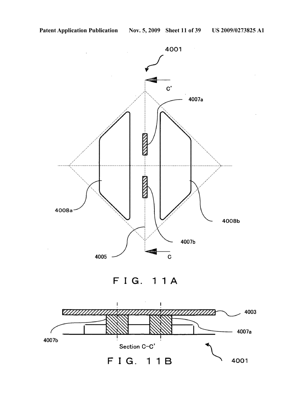 Mirror device comprising micromirrors possessing a specific natural oscillation frequency - diagram, schematic, and image 12