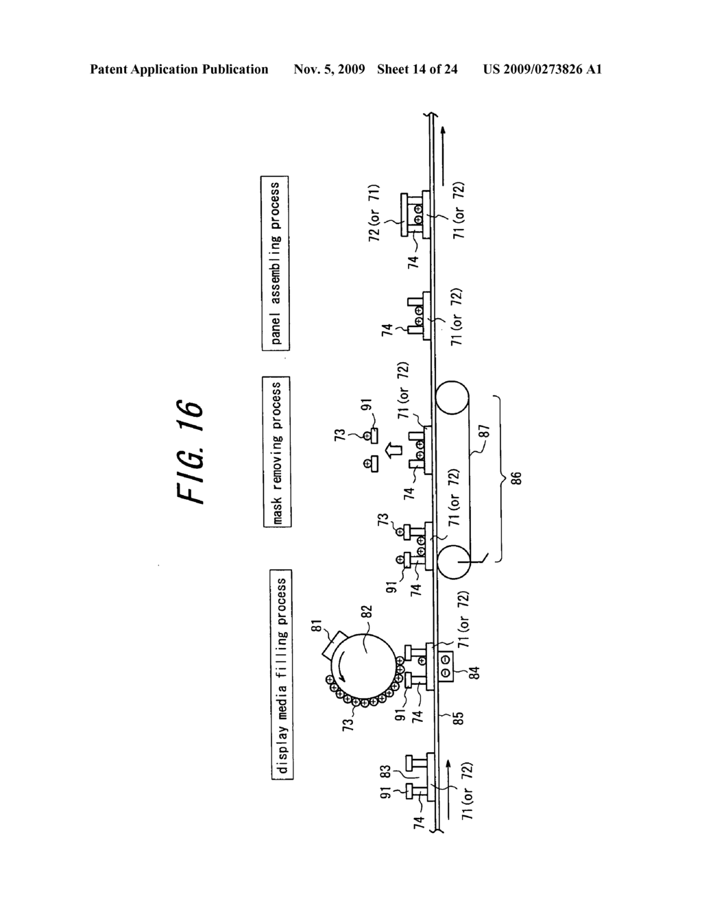 Method of manufacturing information display panel - diagram, schematic, and image 15