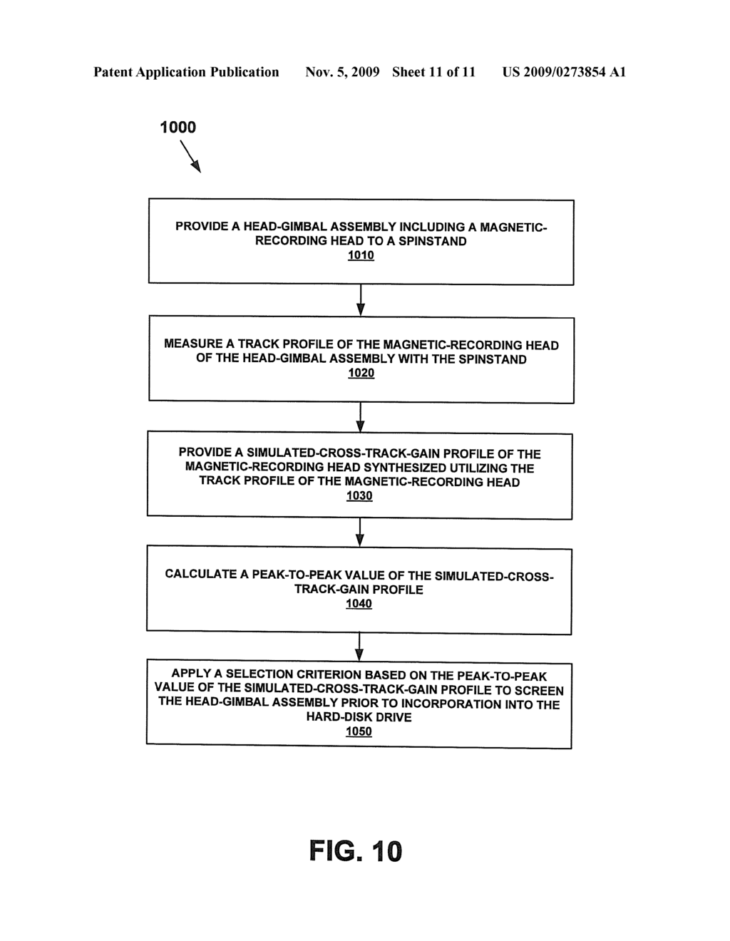 METHOD FOR SCREENING MAGNETIC-RECORDING HEADS - diagram, schematic, and image 12