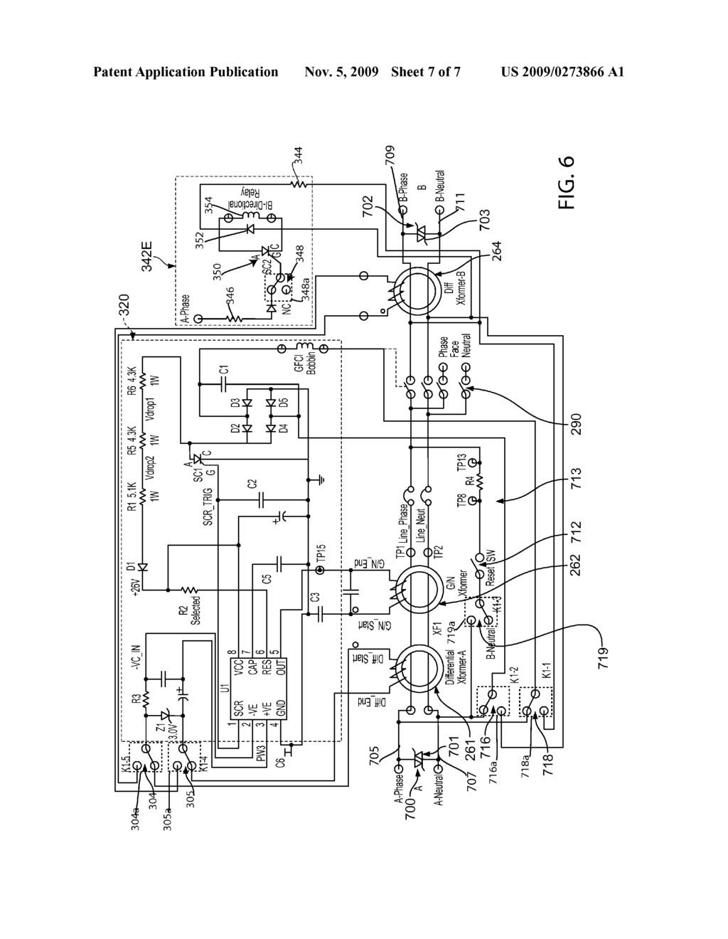 FAULT CIRCUIT INTERRUPTER WITH BI-DIRECTIONAL SENSING - diagram, schematic, and image 08