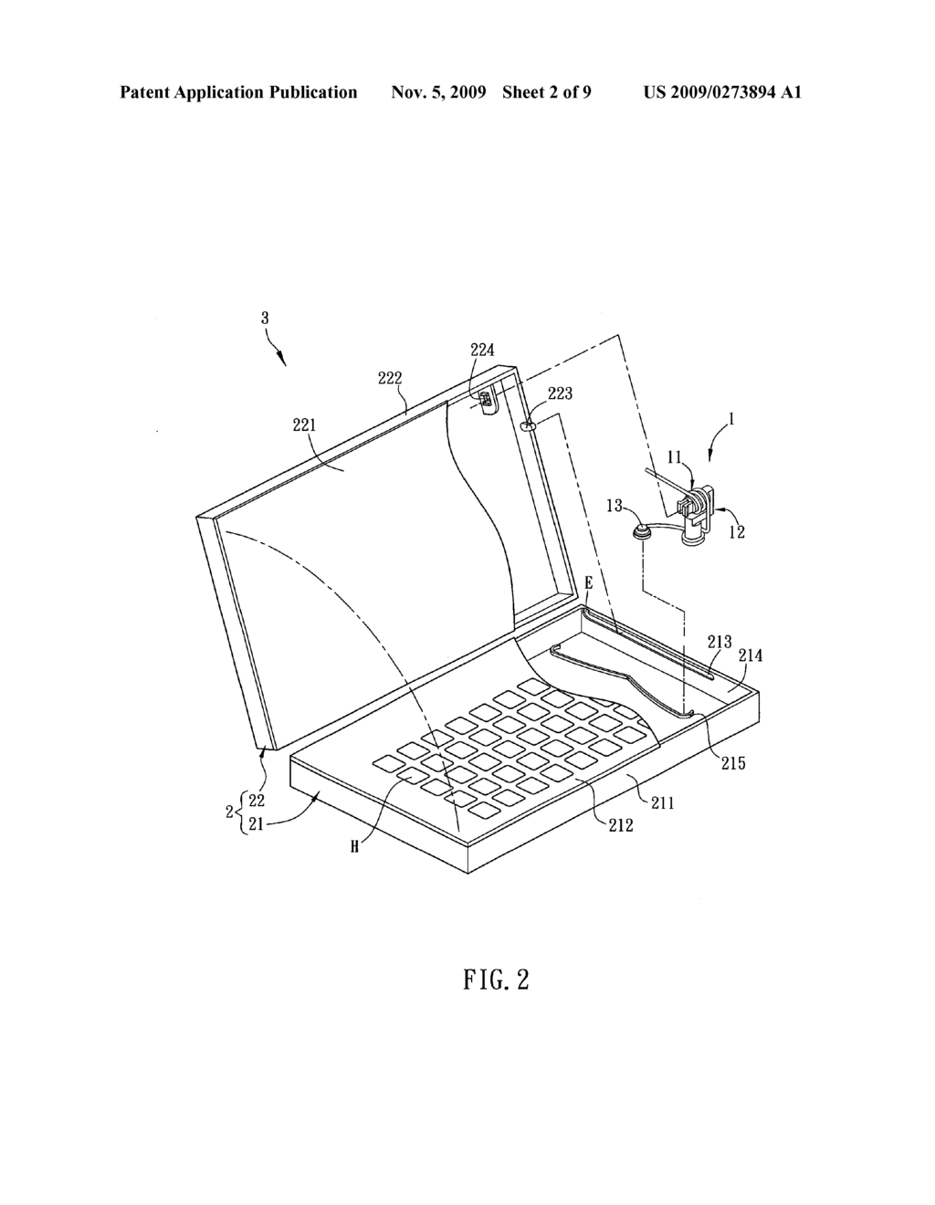 TORSION SPRING ASSEMBLY AND PORTABLE ELECTRONIC DEVICE WITH TORSION SPRING ASSEMBLY - diagram, schematic, and image 03