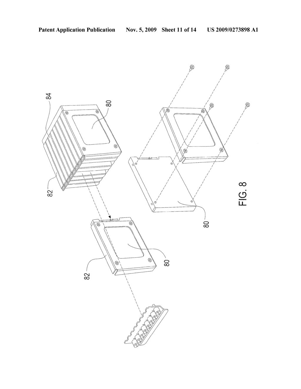 Removable Hard Drive Module for a Computer with Improved Thermal Performance - diagram, schematic, and image 12